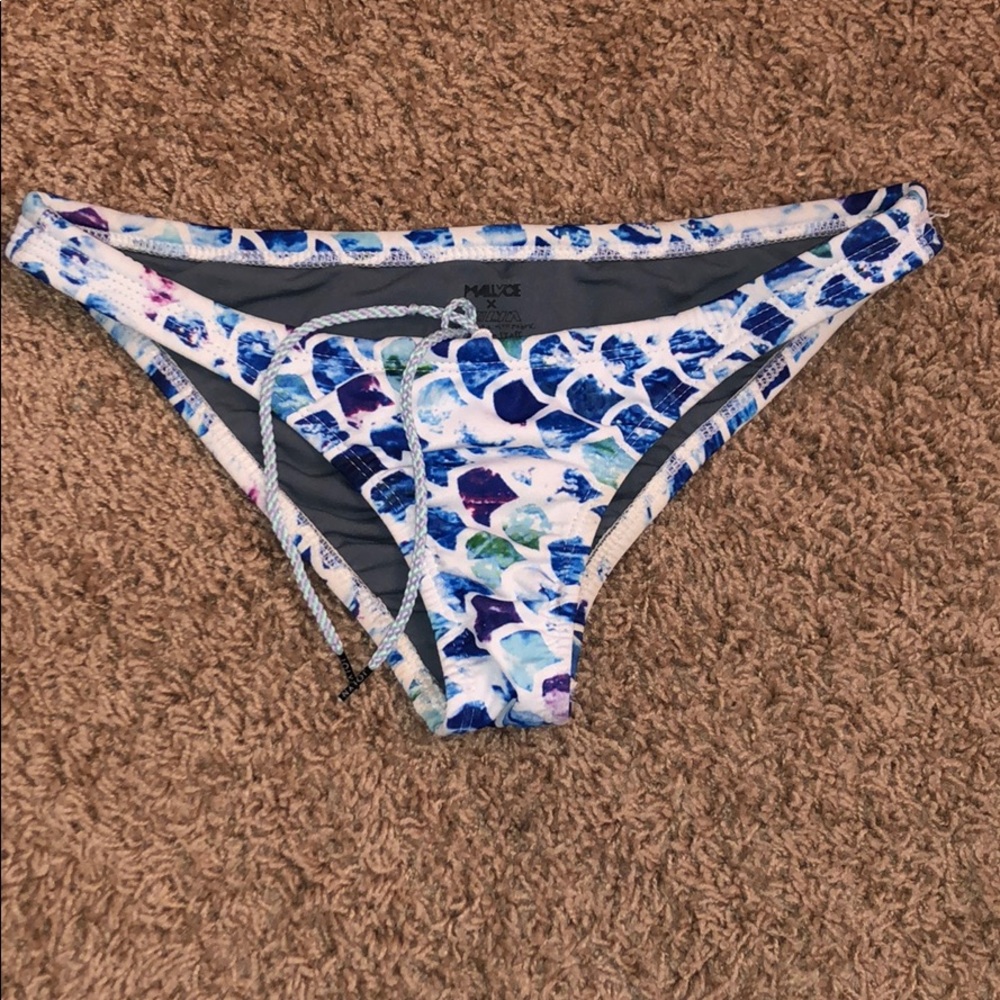 Mermaid patterned jolyn swimsuit bottoms